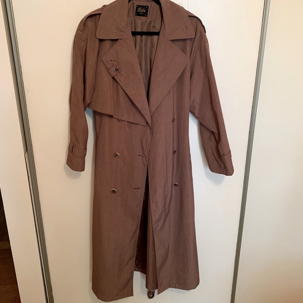 Vintage Trench Rain Coat